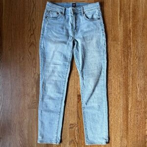 GAP Womens Best Girlfriend Light-wash Jeans, Size 26